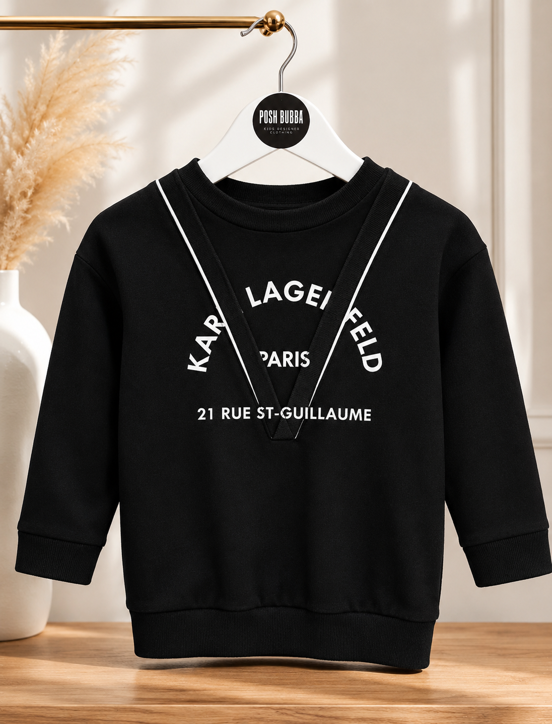 Karl Lagerfeld Black Dress 2y New No Tags 141089