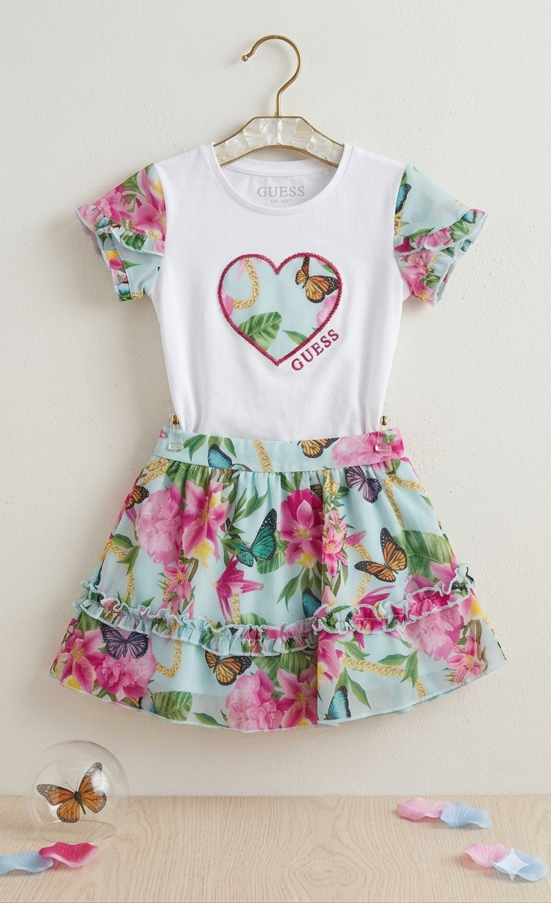 Guess Set Skirt T-shirt 4y