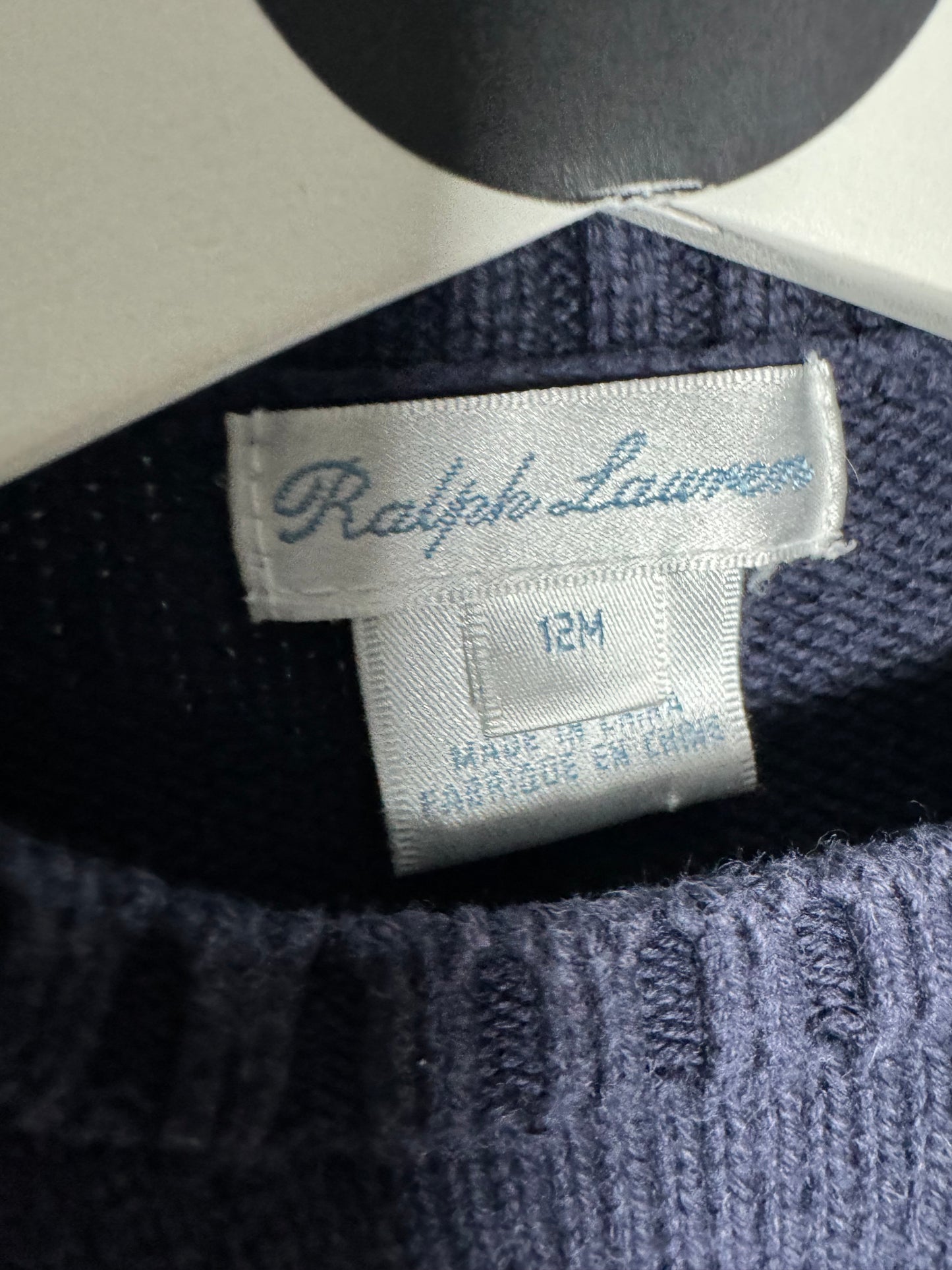 Ralph Lauren Knitted Jumper 9-12m