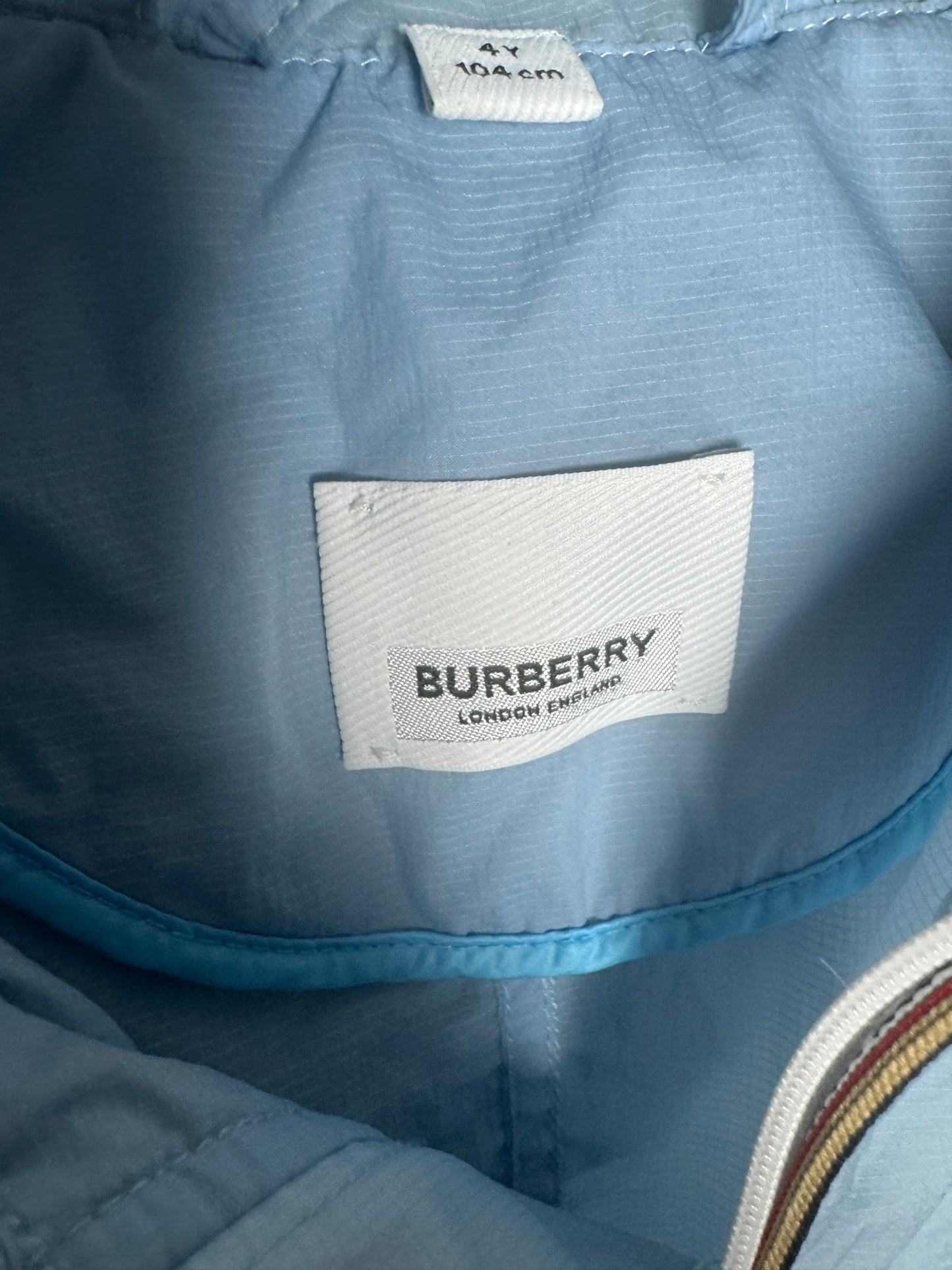 Burberry windbreaker 3-4y