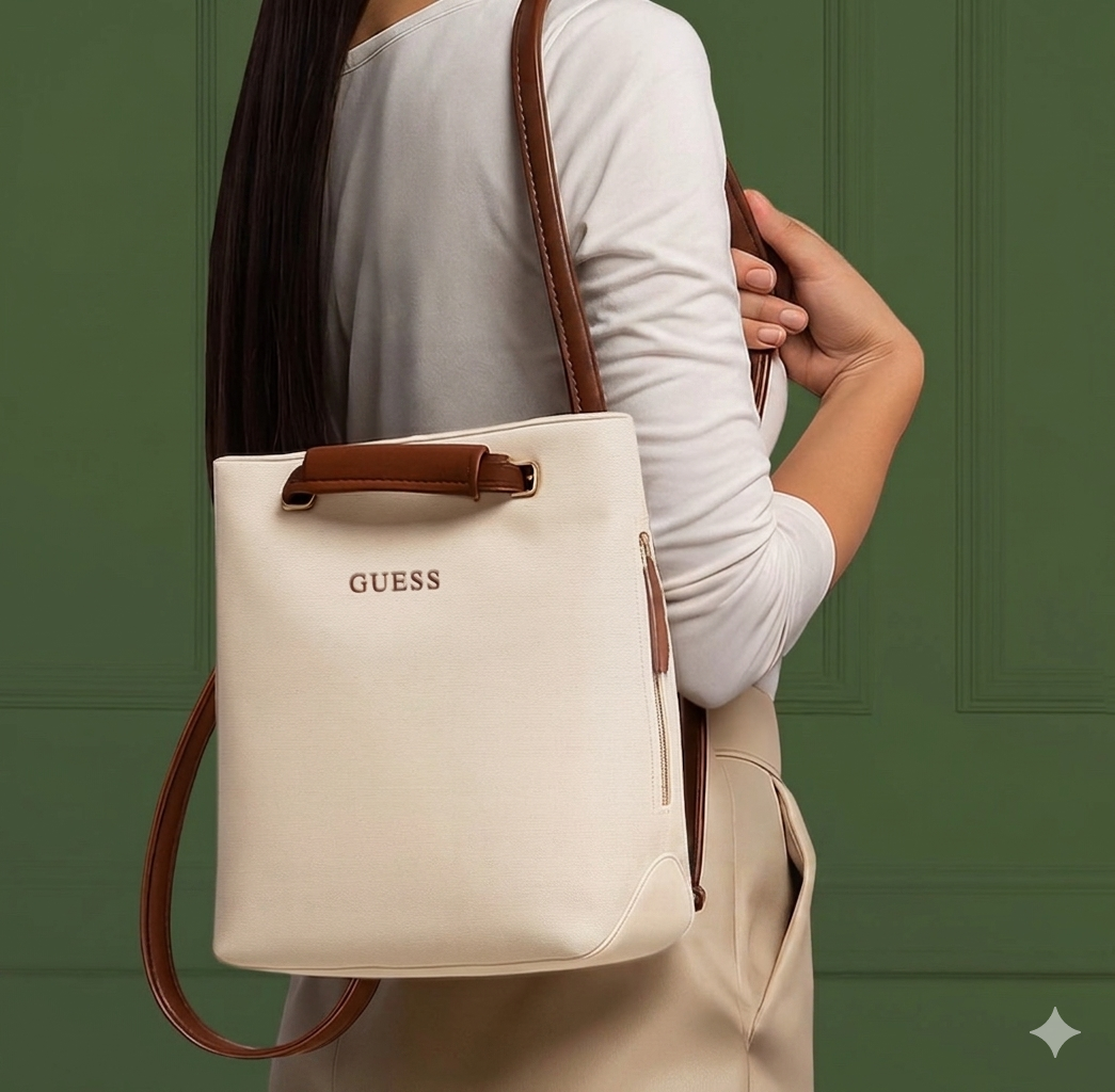 Guess beige backpack