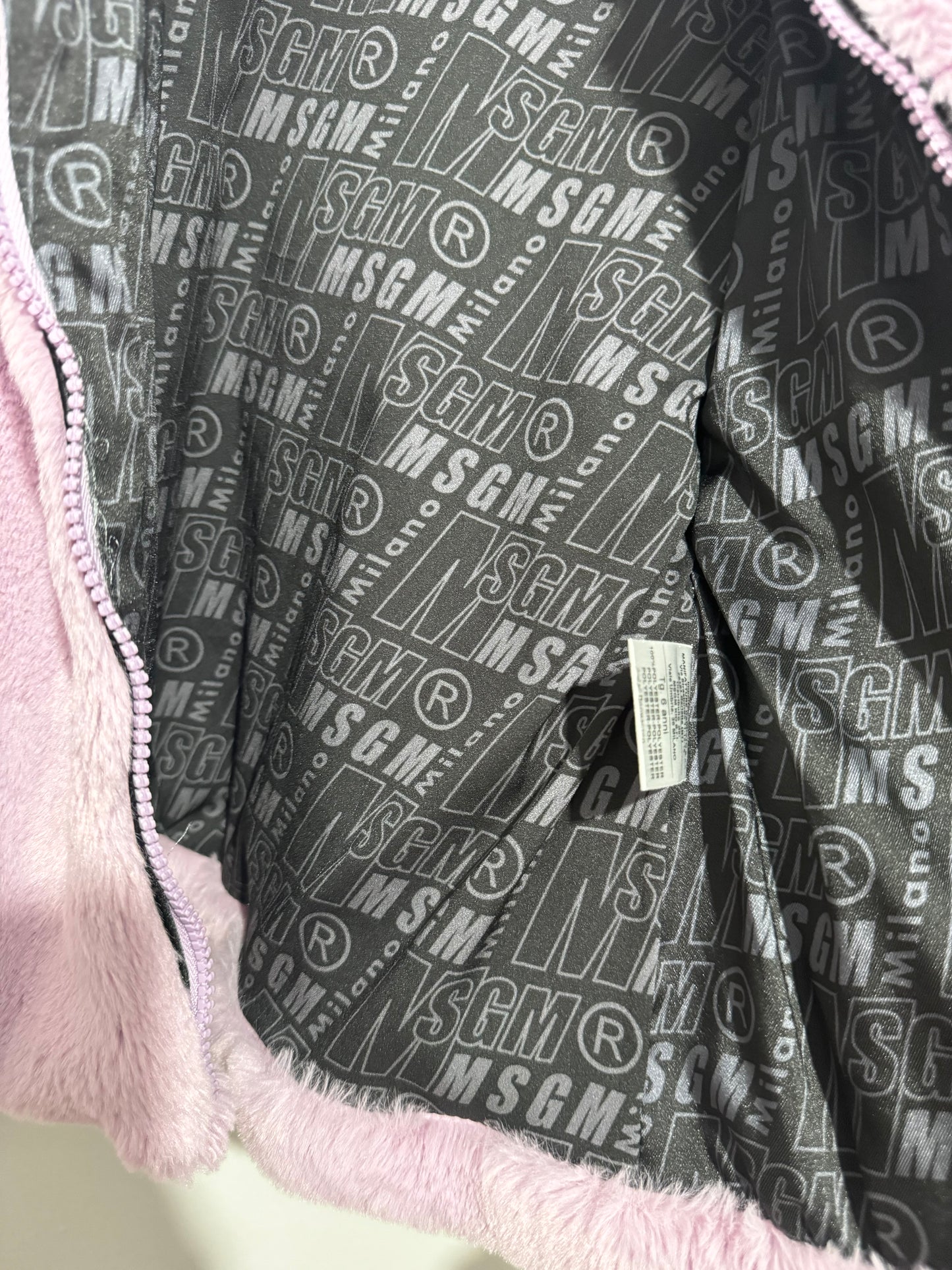 MSGM Lilac Coat 5-6y New No Tags 141021