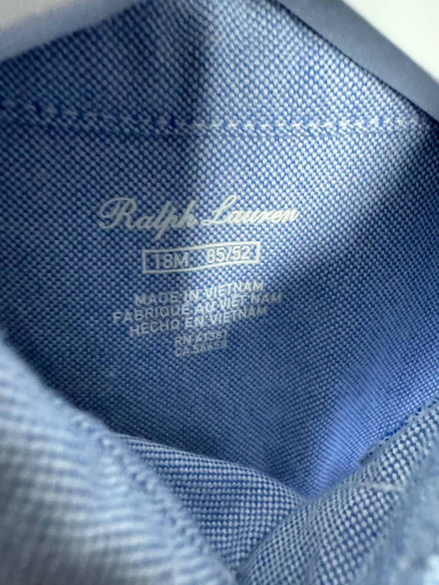 Ralph Lauren Boys Shirt 18-24m