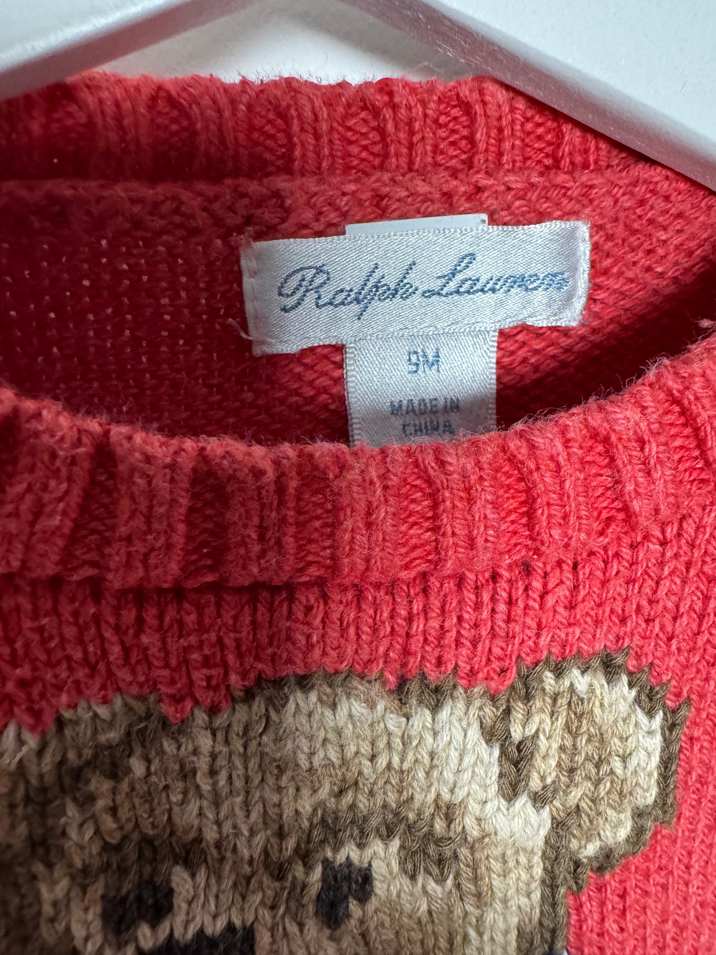 Ralph Lauren Knitted Baby Jumper 6-9m