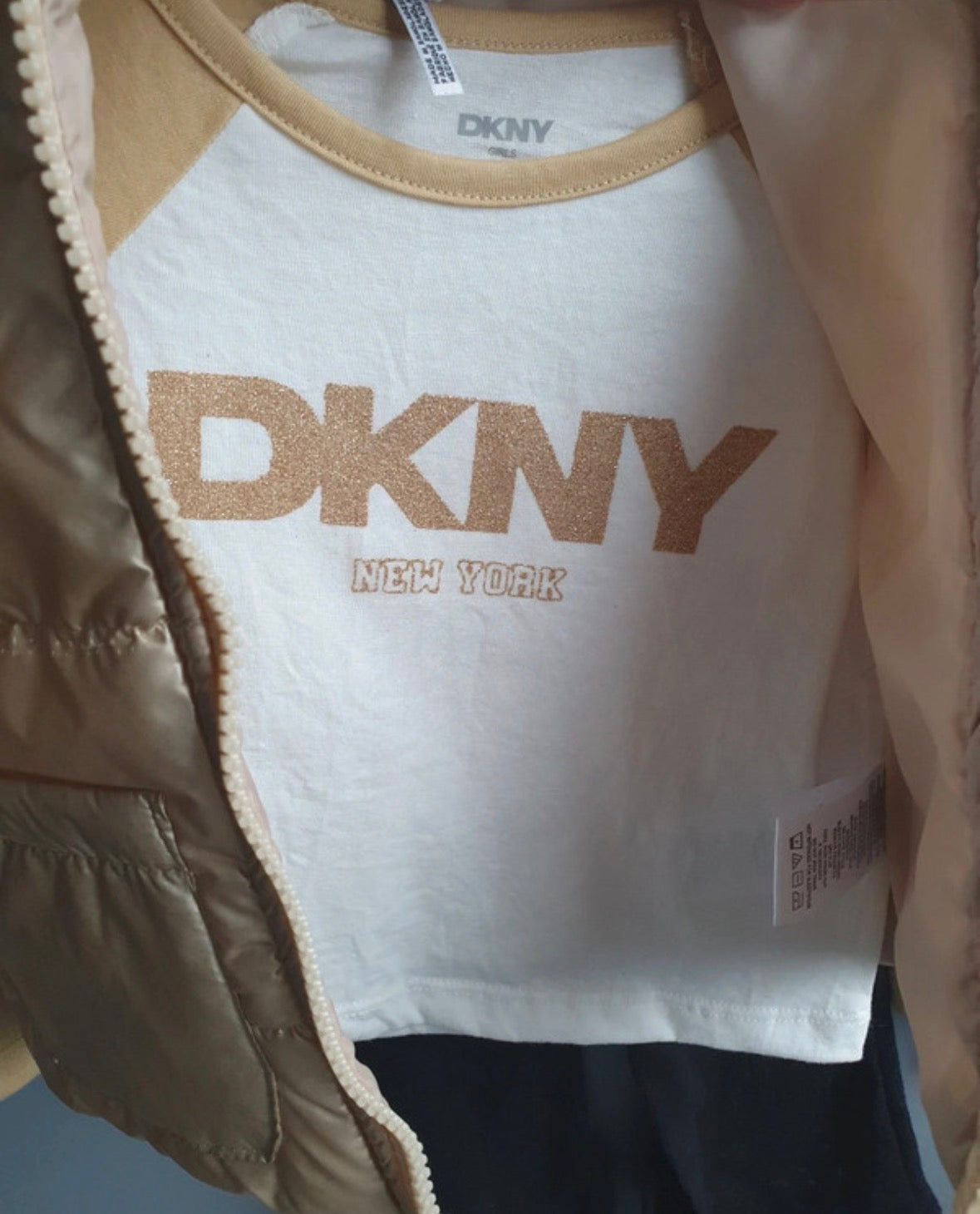 DKNY girls set 3pcs 2-3y
