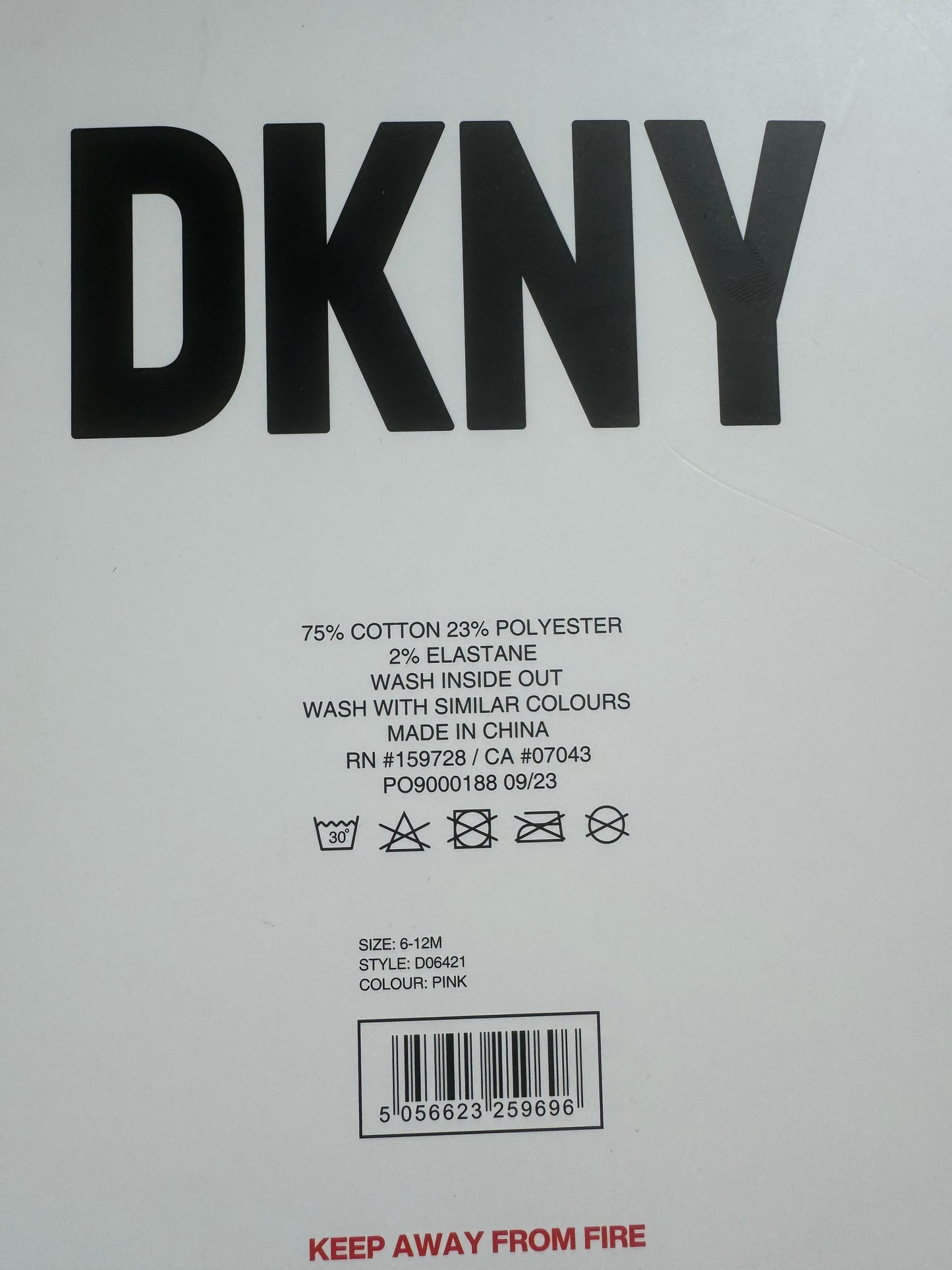 DKNY Baby Socks 6-12m New with tags 141049