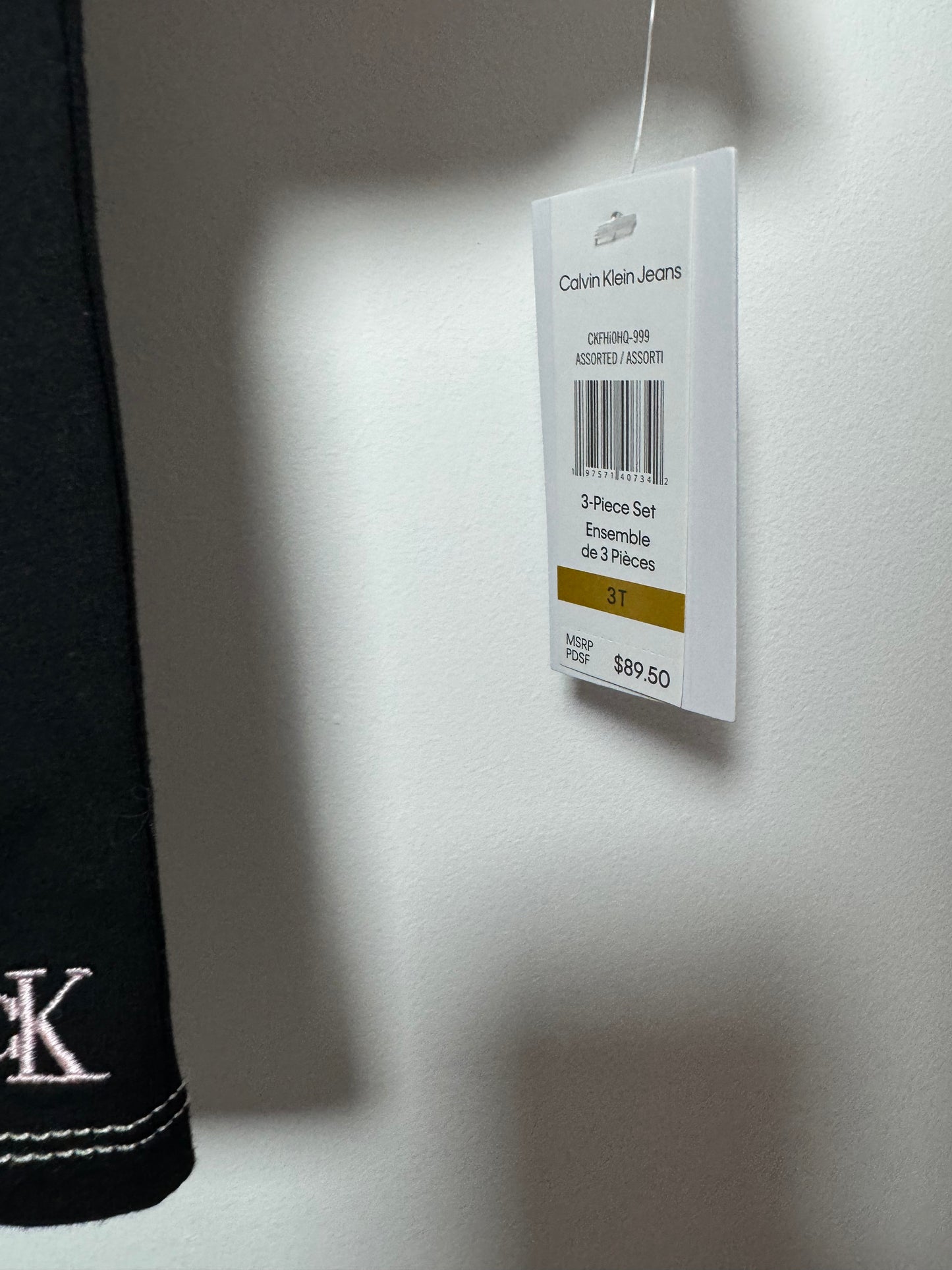 Calvin Klein 3pcs girls set