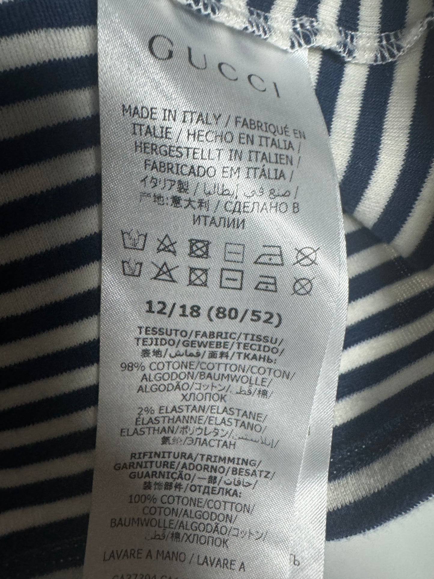 Gucci top 12-18m