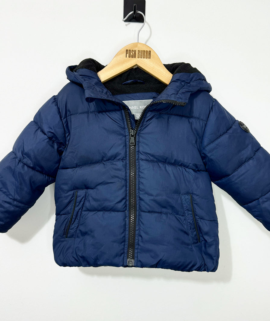 Michael Kors Dark Navy Coat 18-24m