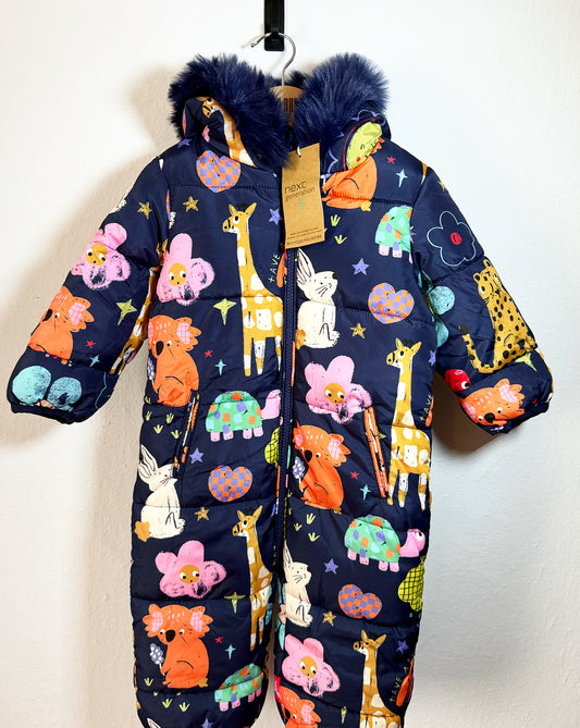 Next Zoo Snowsuit 9-12m #5033