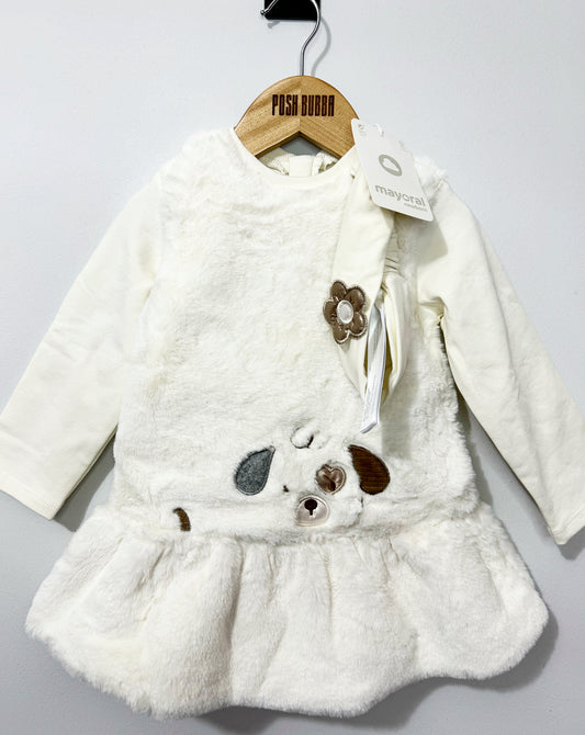 Mayoral White Dress 18-24m