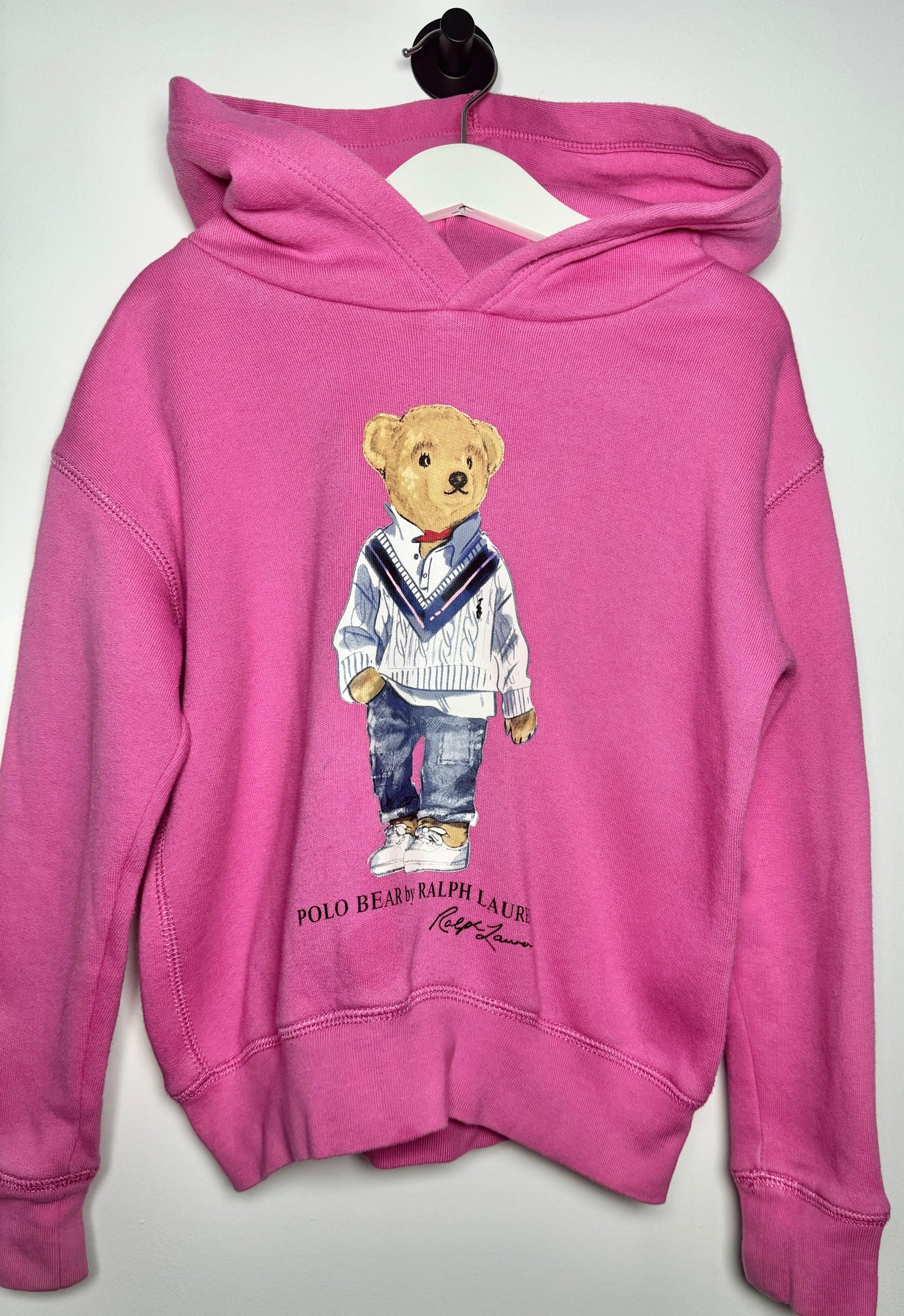 Ralph Lauren pink hoodie 7y
