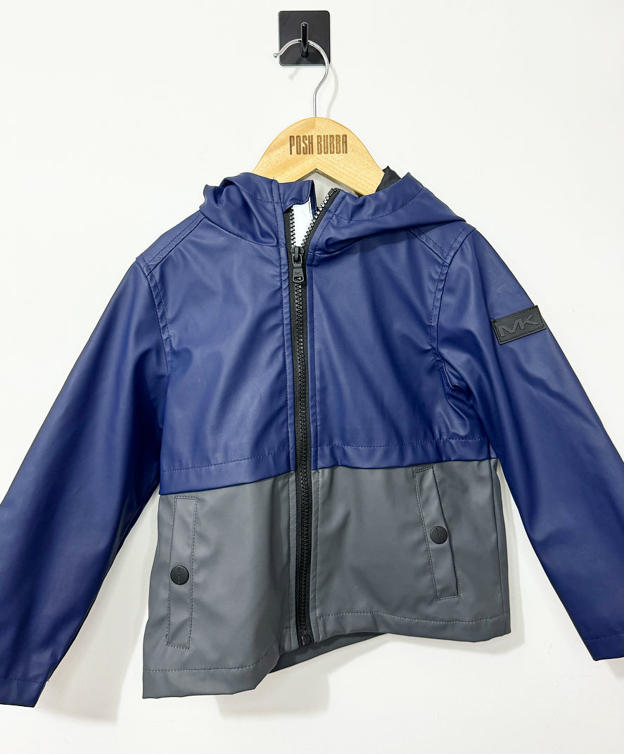 Michael Kors Blue/Gray Raincoat 3y