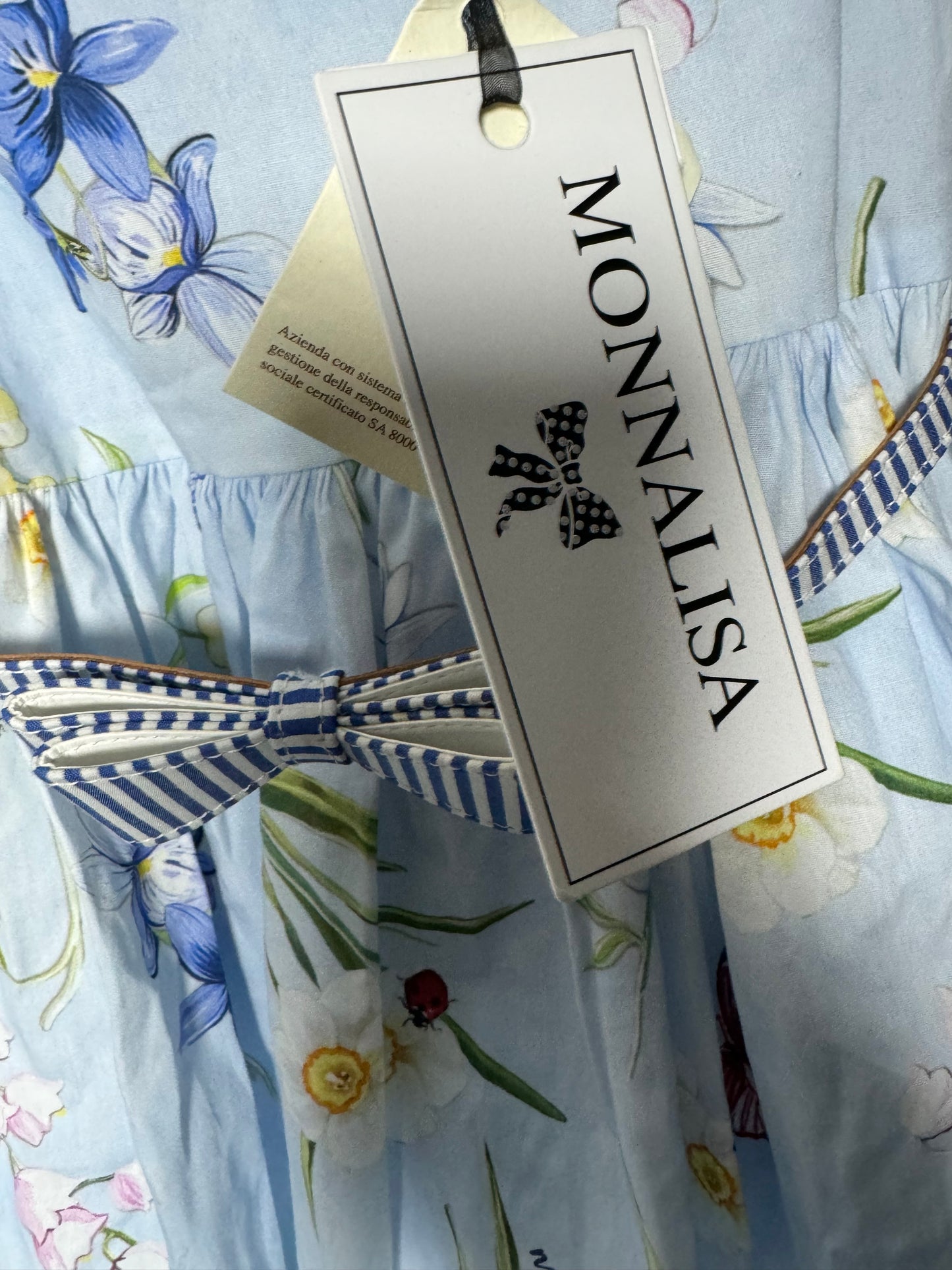 Monnalisa Floral Dress 6y