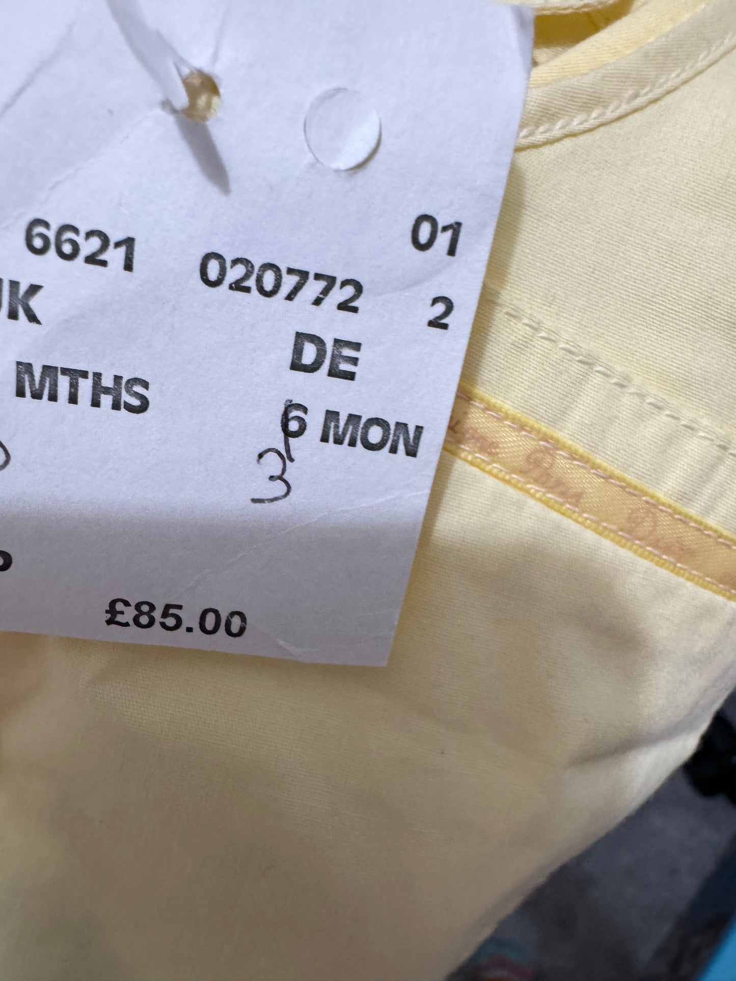 Dior Lemon Dress 3m