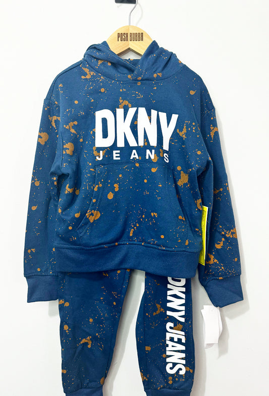 DKNY Navy Hoodie&Jogger Set 5y