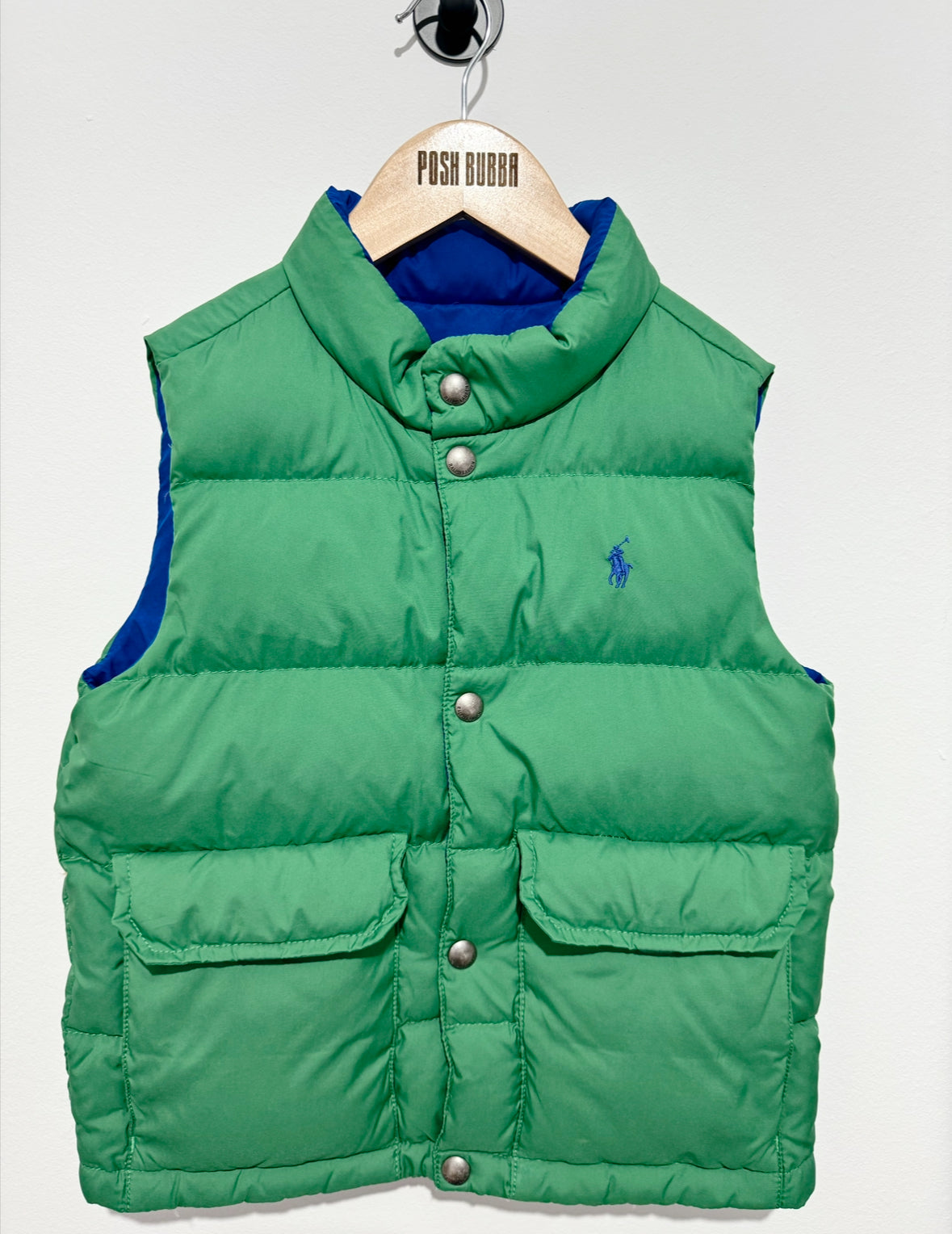 Ralph Lauren Reversable Gilet 5y New No Tags 141064