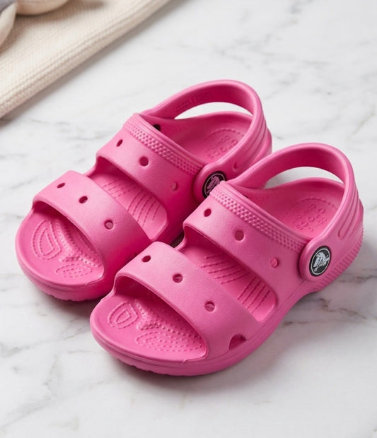 Crocs Pink Sandals EU22 EU23  14.5cm