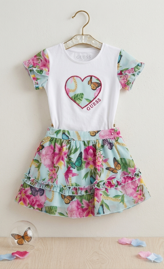 Guess Set Skirt T-shirt 4y