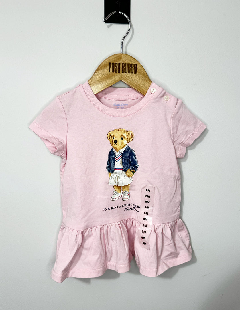 Тениска Ralph Lauren Bear 9-12м