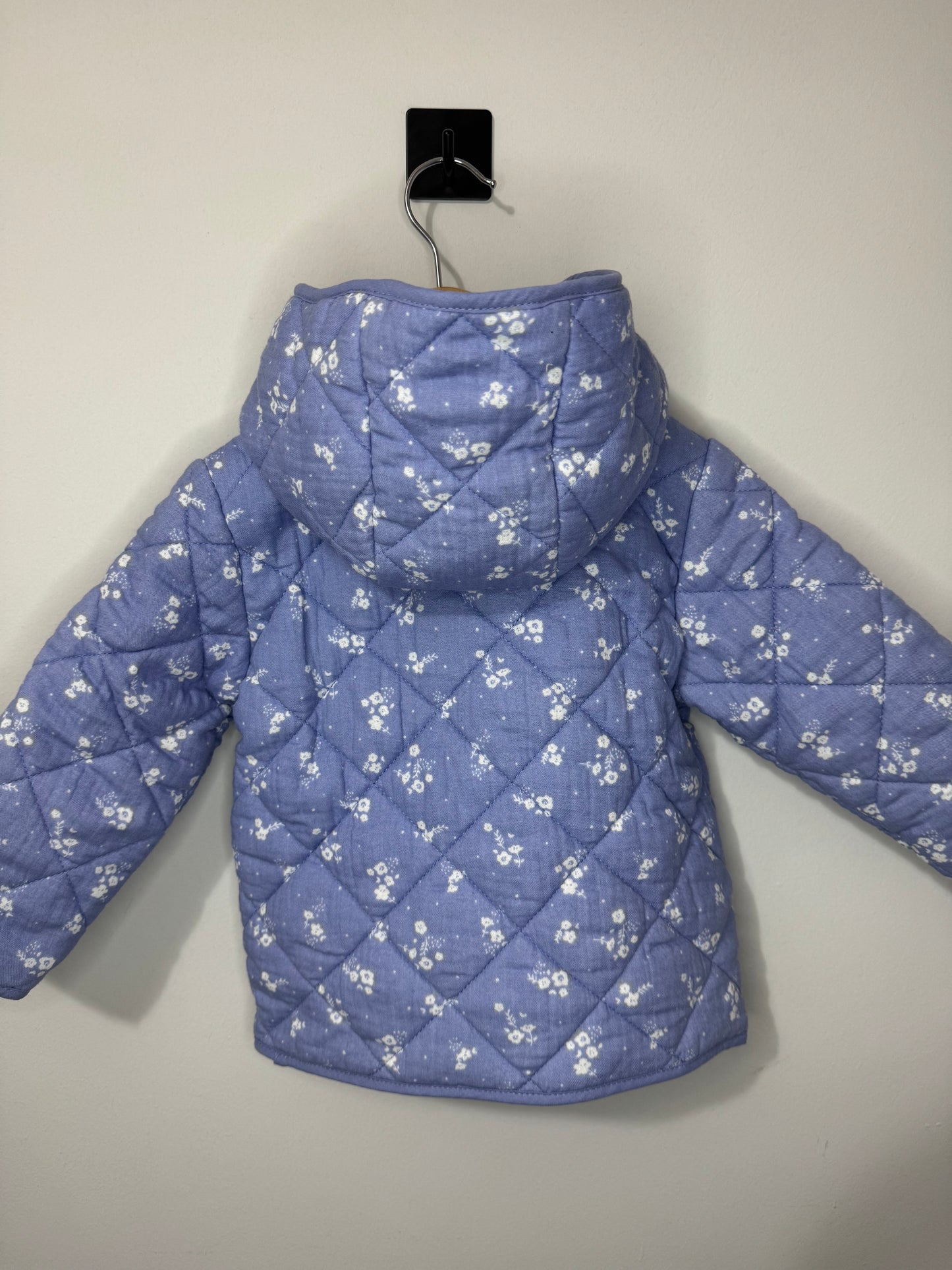 F&F Blue Floral Jacket 9-12m