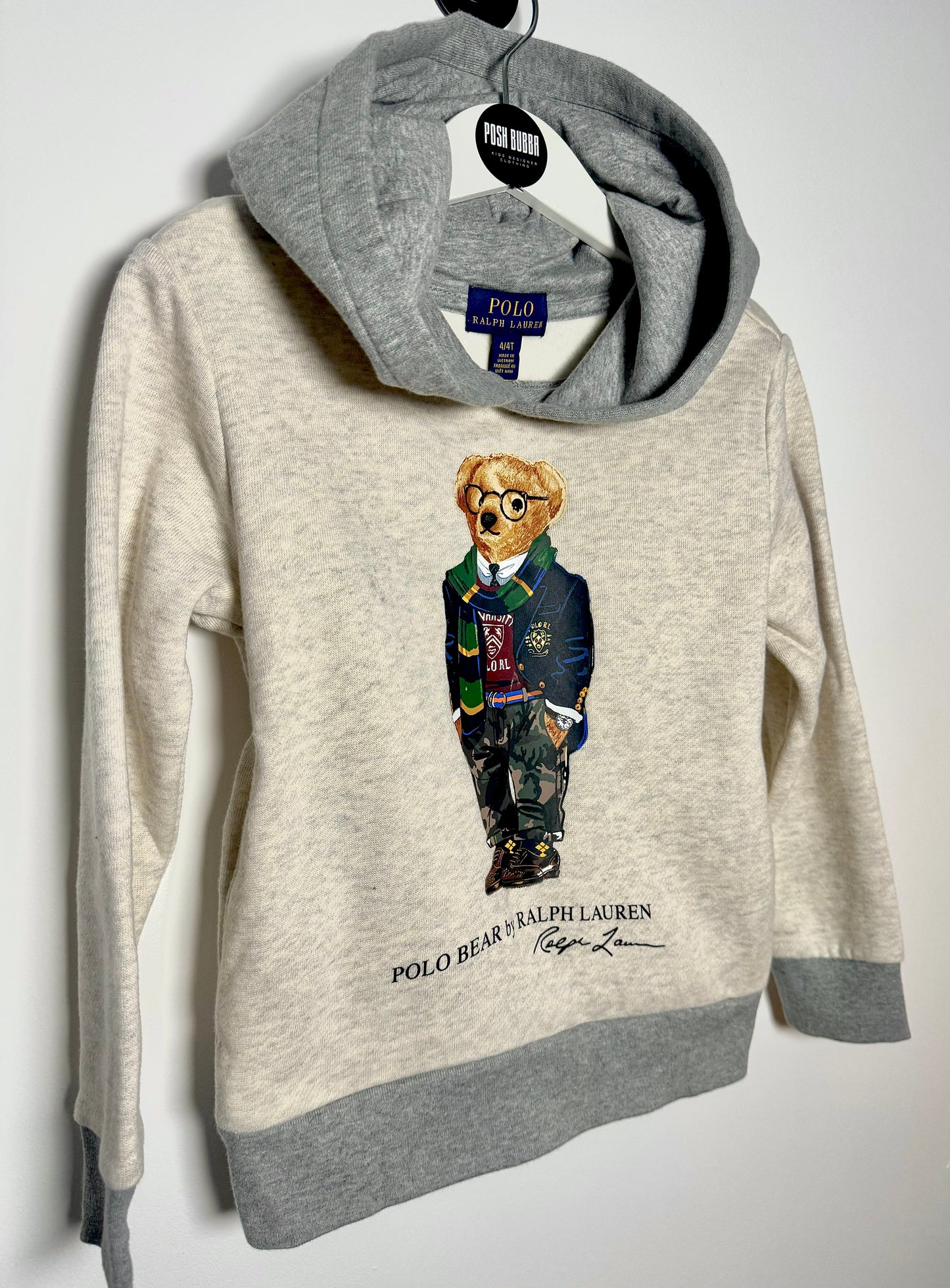 Ralph Lauren Beige Hoodie 4y