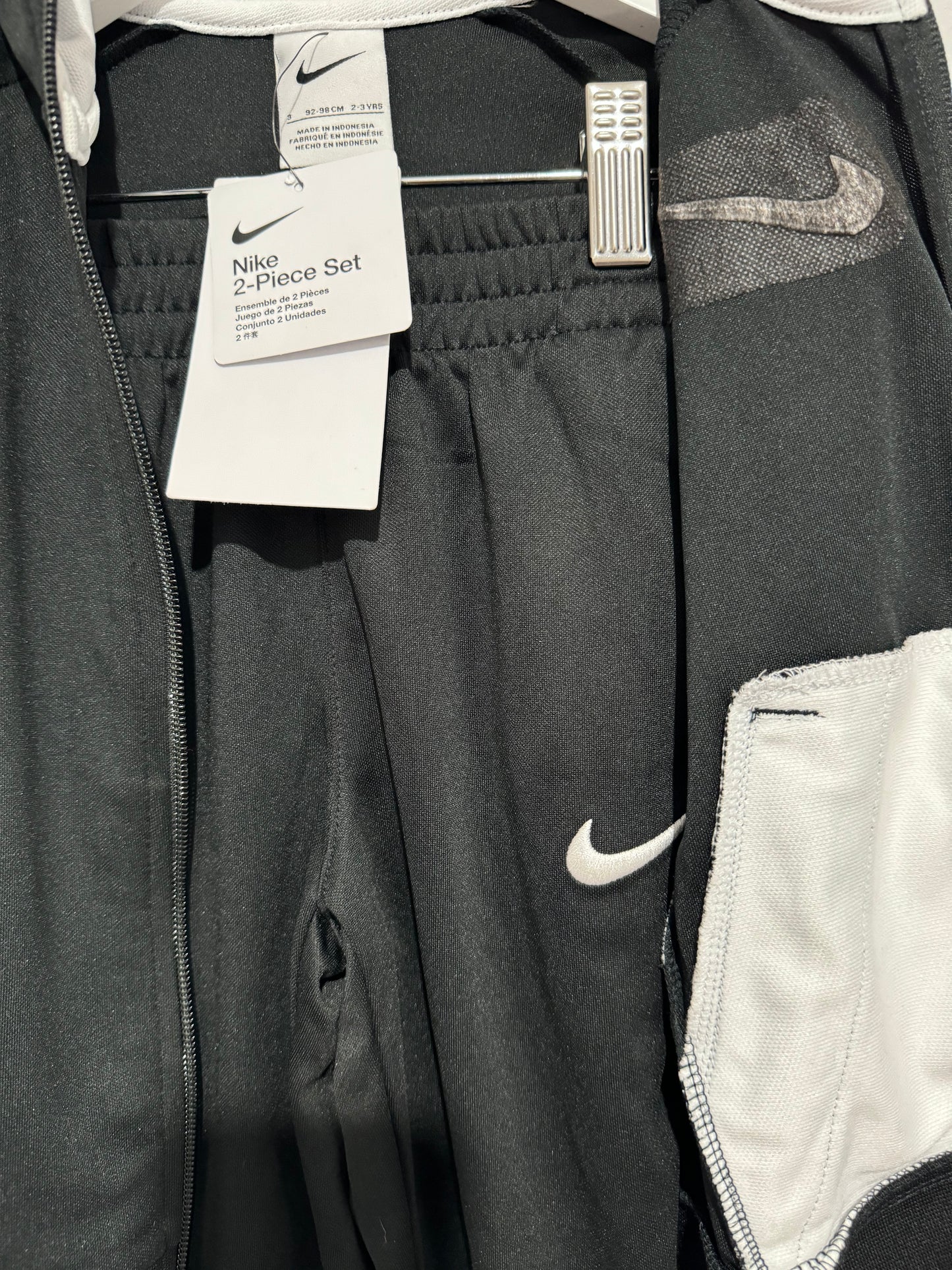 Nike Black Tracksuit 2-3y New with tags 141060