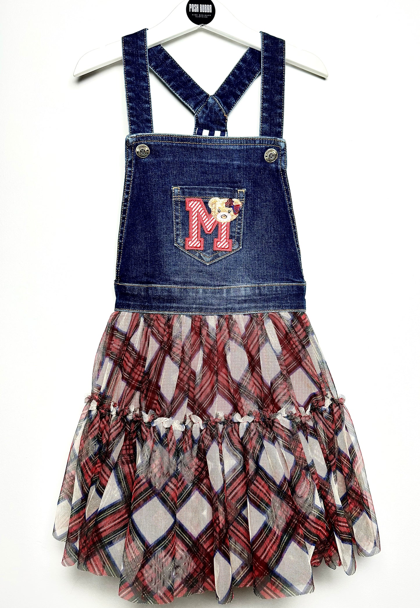 Monnalisa Denim Dress 6y
