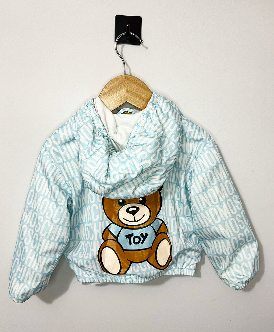 Moschino Light Blue Teddy Jacket 9m