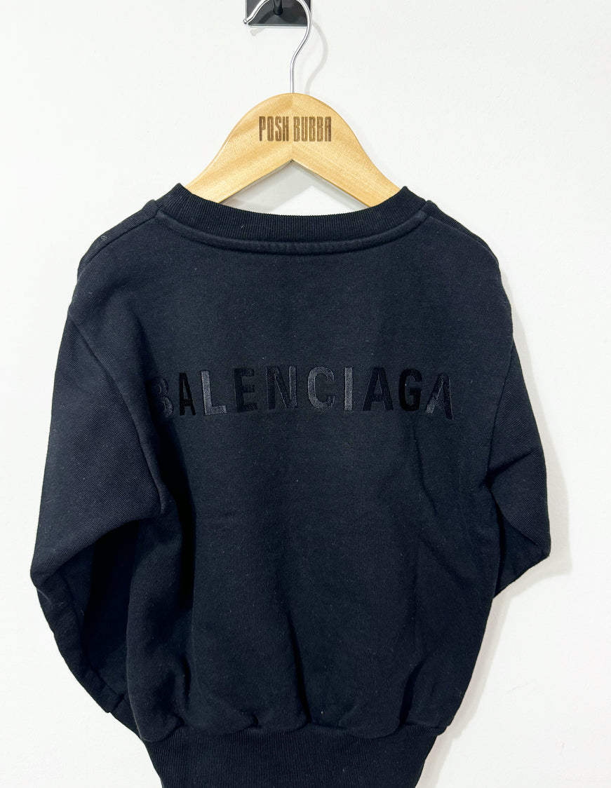 Balenciaga Black Jumper 2-3y No Tags