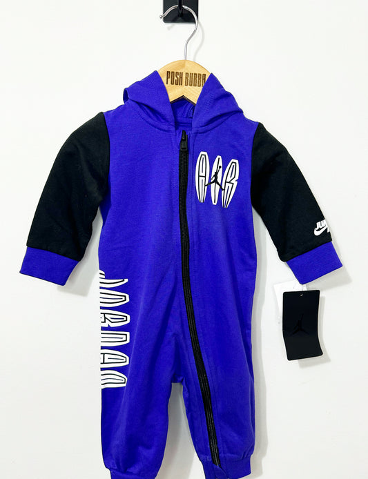 Nike purple babygrow 6m