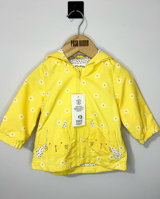 F&F Yellow Baby Girls Jacket 3-6m