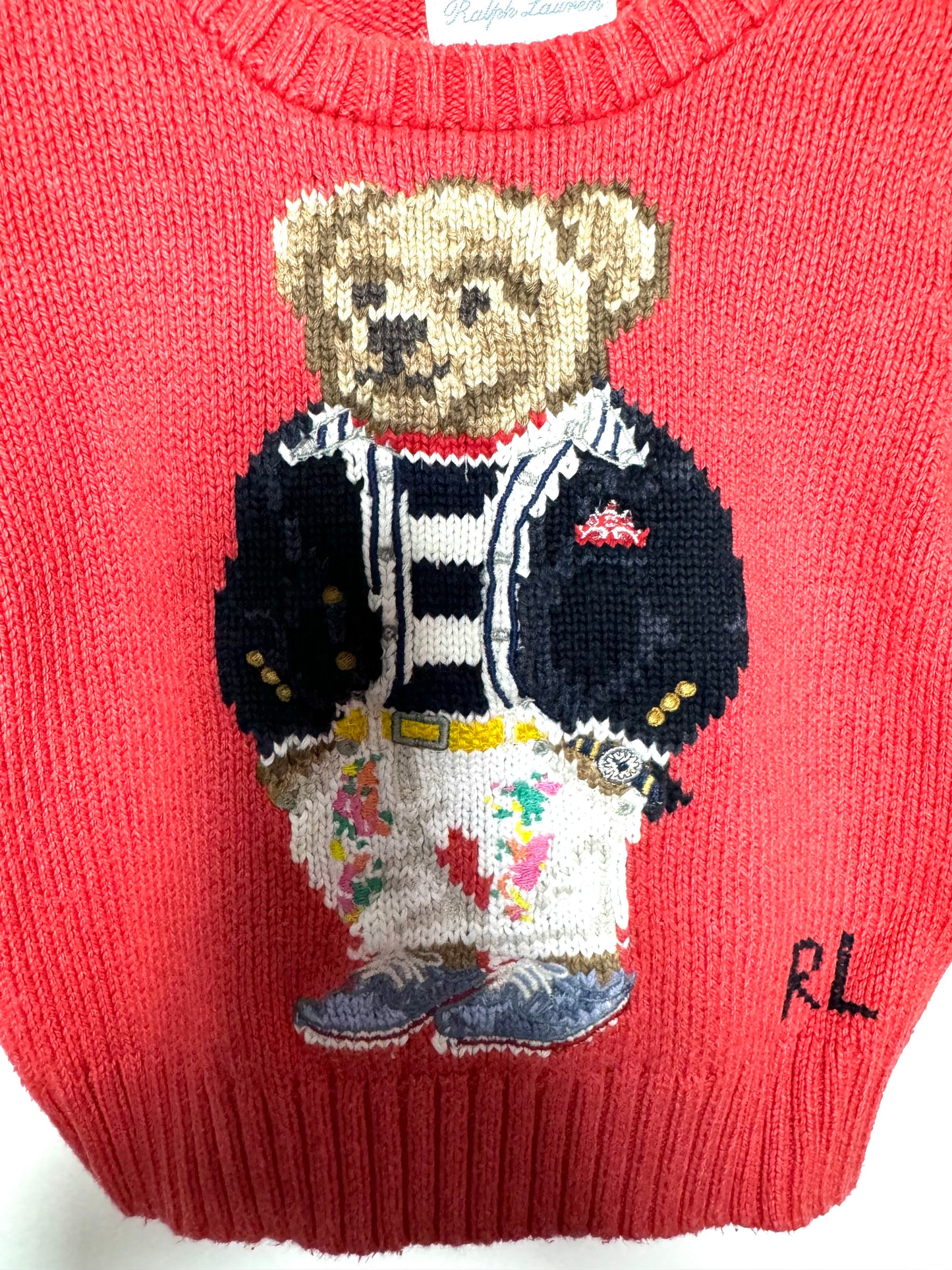 Ralph Lauren Knitted Baby Jumper 6-9m