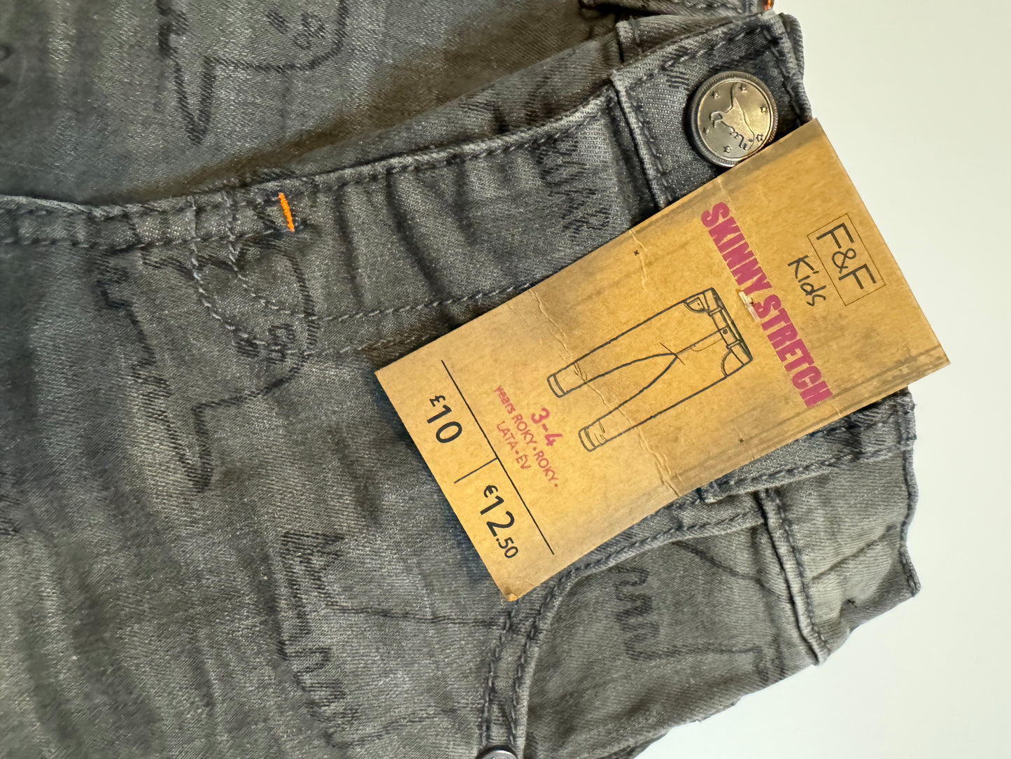 F&F Dinosaurs Jeans 3-4y