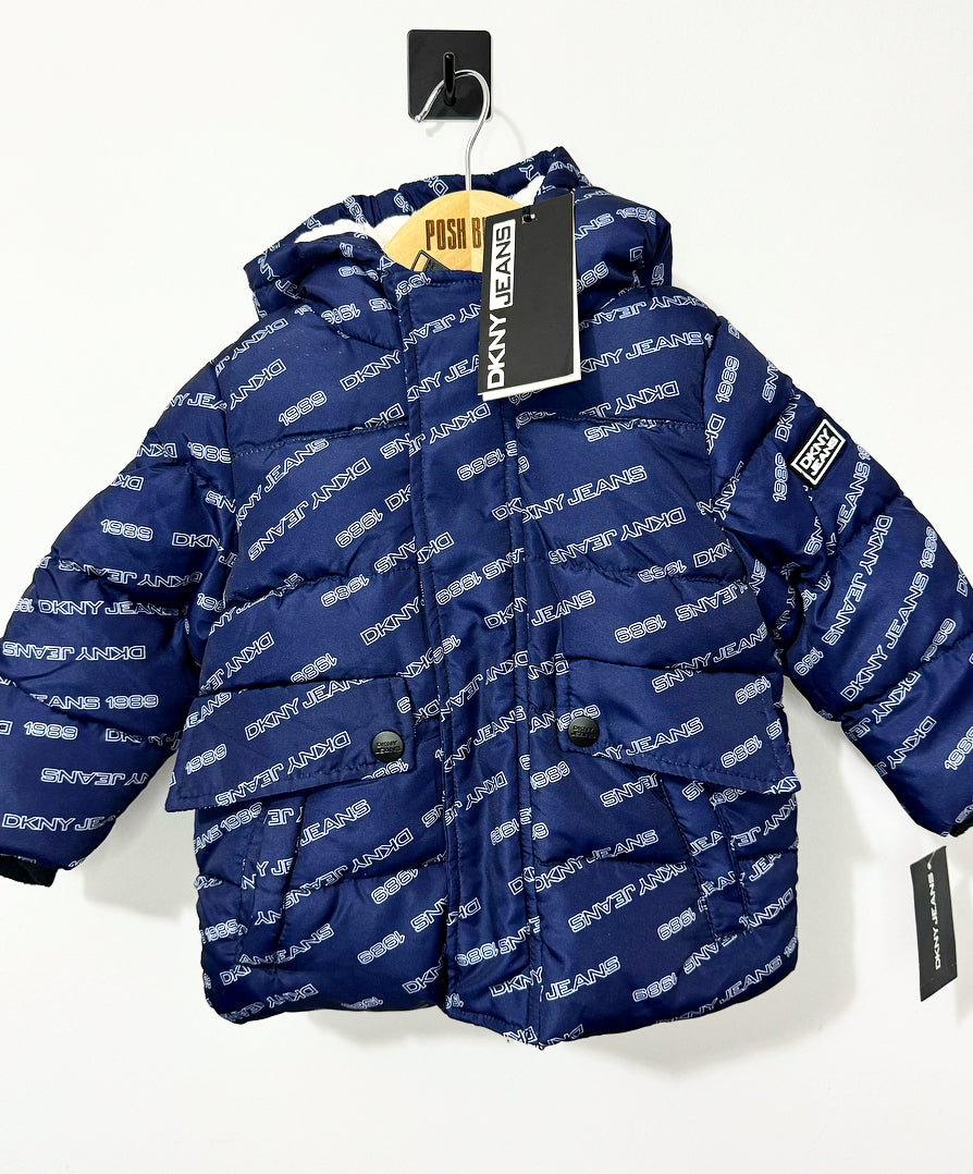 DKNY Dark Navy Winter Jacket 12m