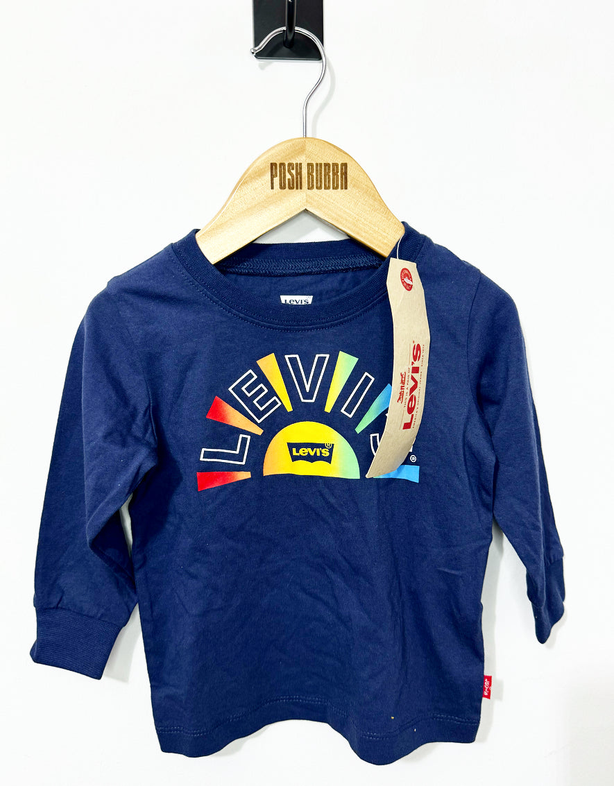 Levi's Longsleeve top 9-12m navy