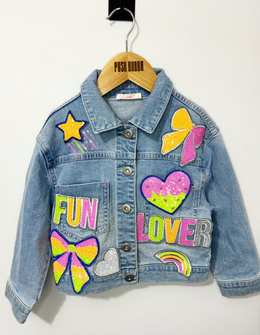 Billieblush Fun Denim Jacket 2-3y No Tags