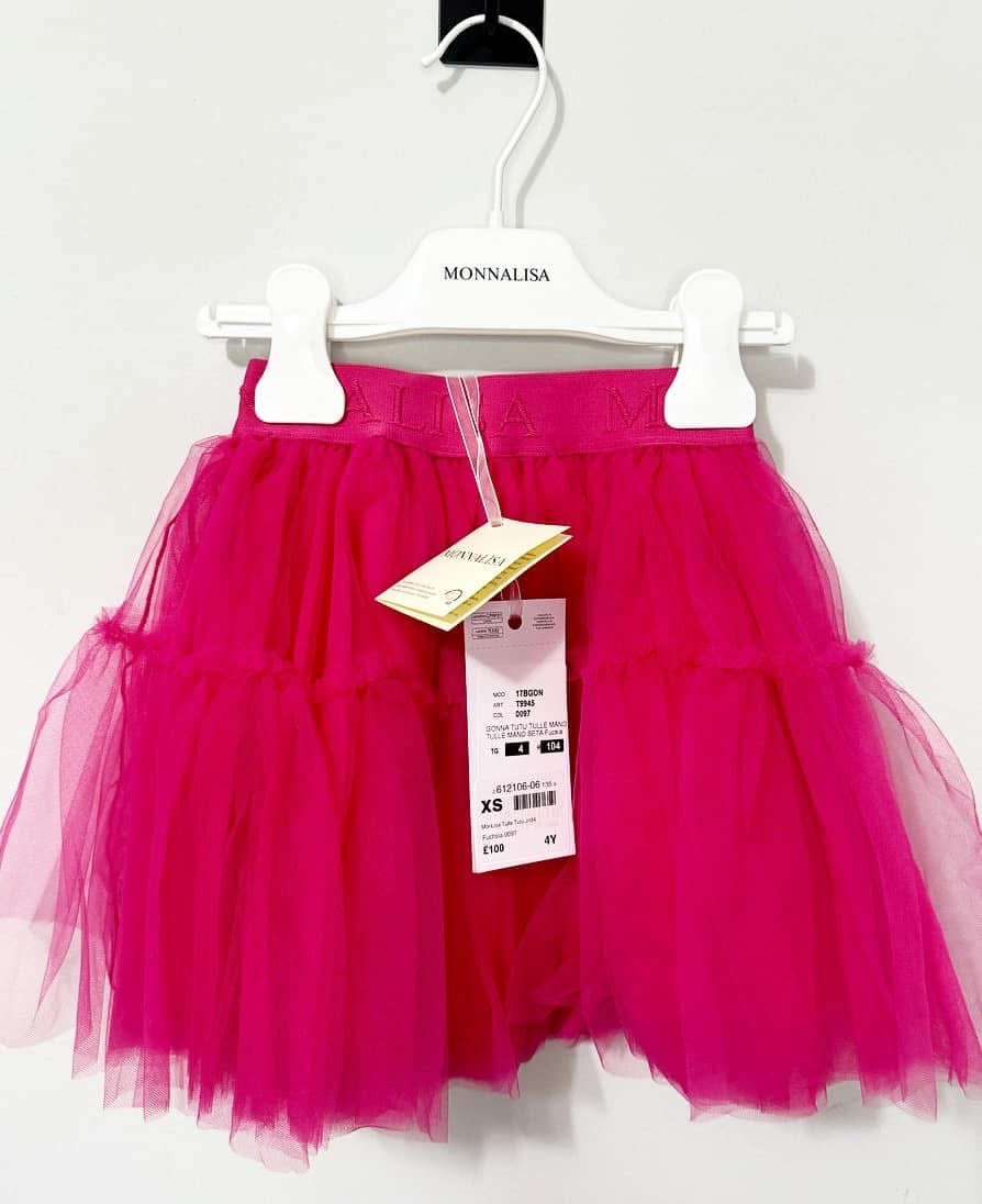 Monnalisa Pink Tutu Skirt 4y