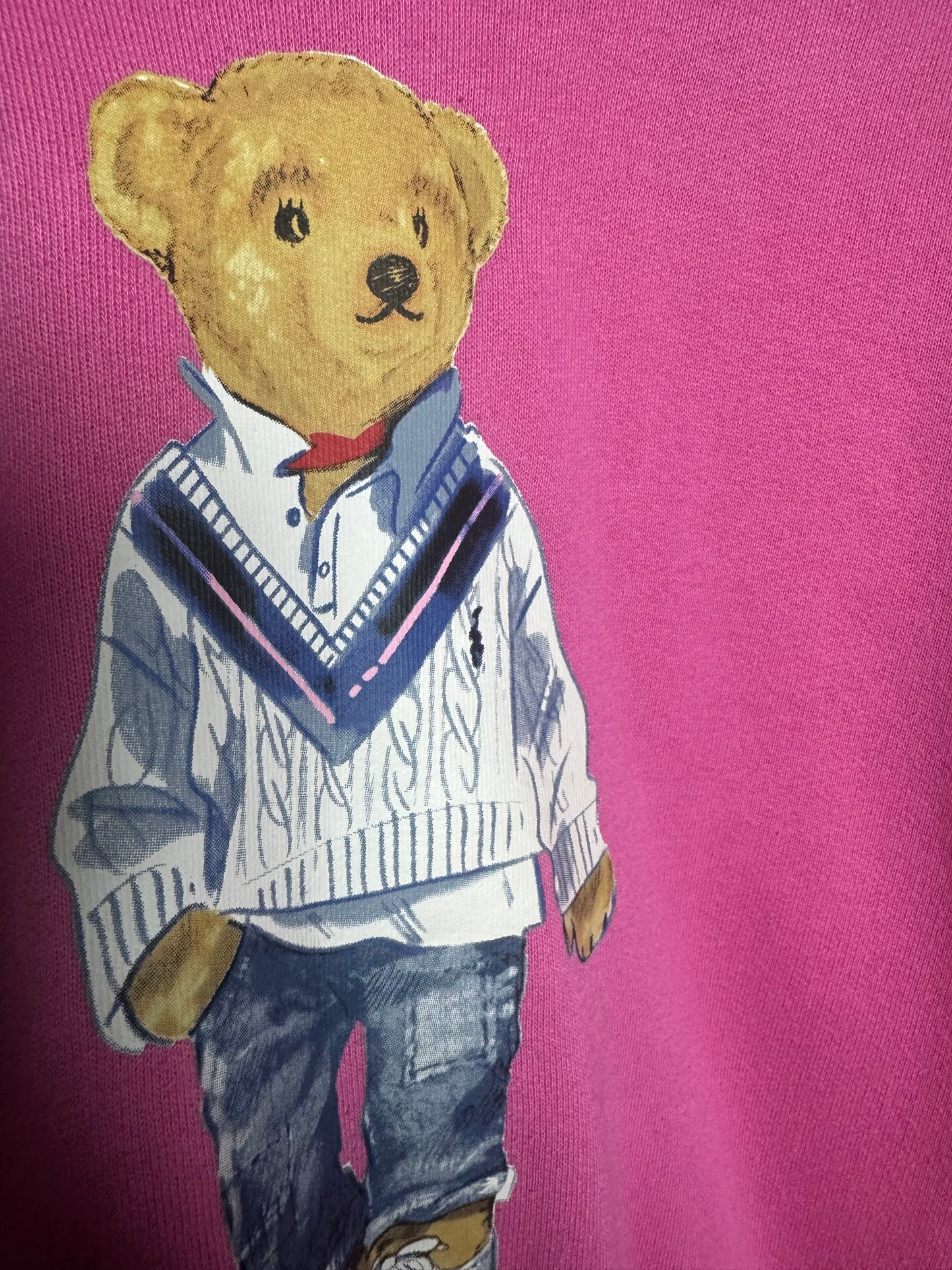 Ralph Lauren pink hoodie 7y