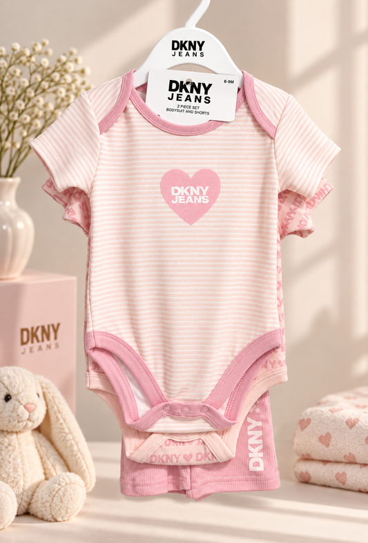 DKNY 3pcs Girls Set 6-9m New with tags 141027