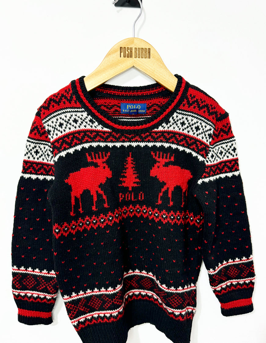 Ralph Lauren Christmas Jumper 4y No Tags