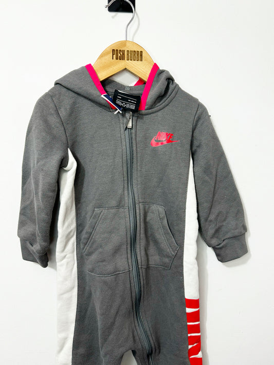 Nike Grey & Red Jumpsuit 18m