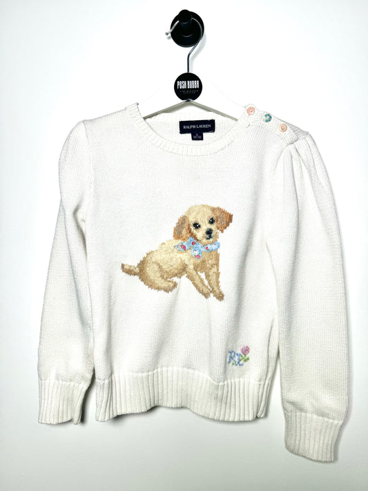 Ralph Lauren Girls Vintage Jumper 4y