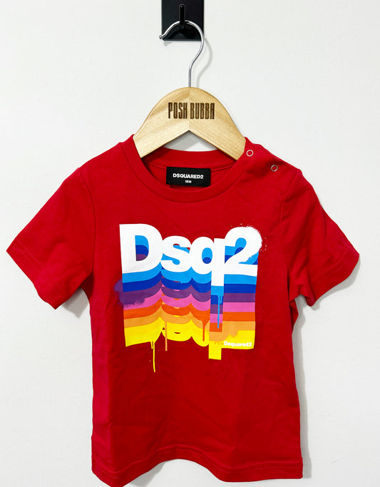 Dsquared2 Red T-shirt 18m No Tags