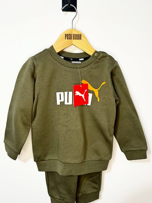 Puma Tracksuit Green 12-18m