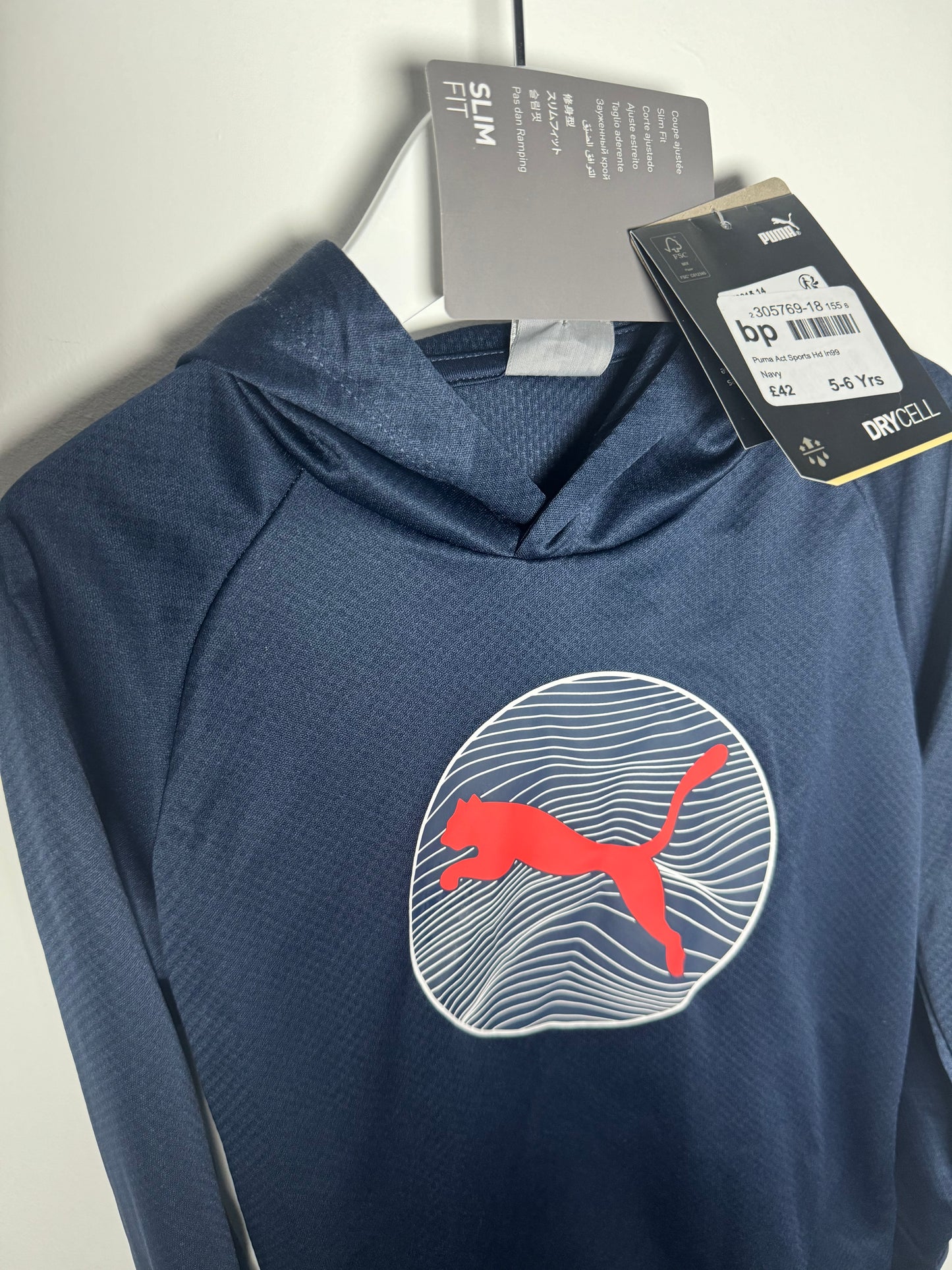 Puma boys hoodie 5-6y