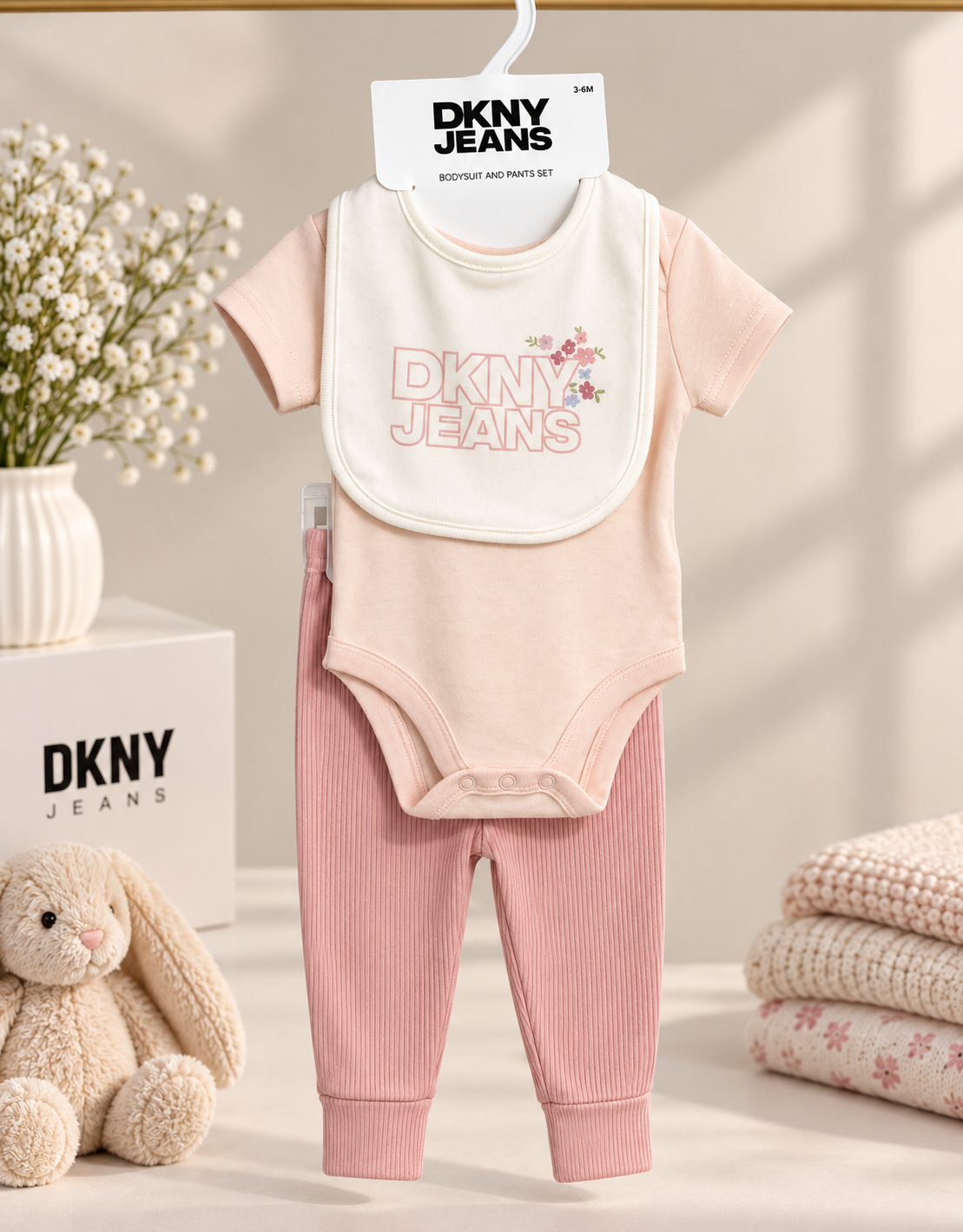 DKNY Set 3pcs 3-6m New with tags 141046