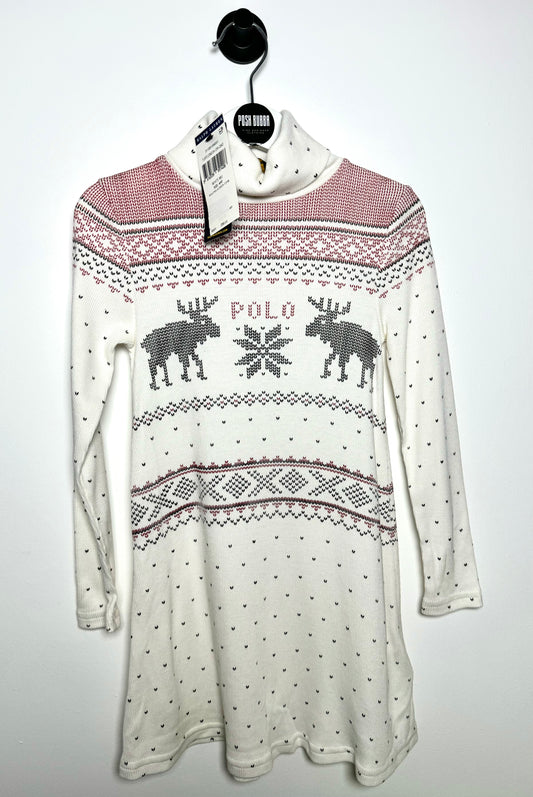 Ralph Lauren Christmas Polo Dress 4y