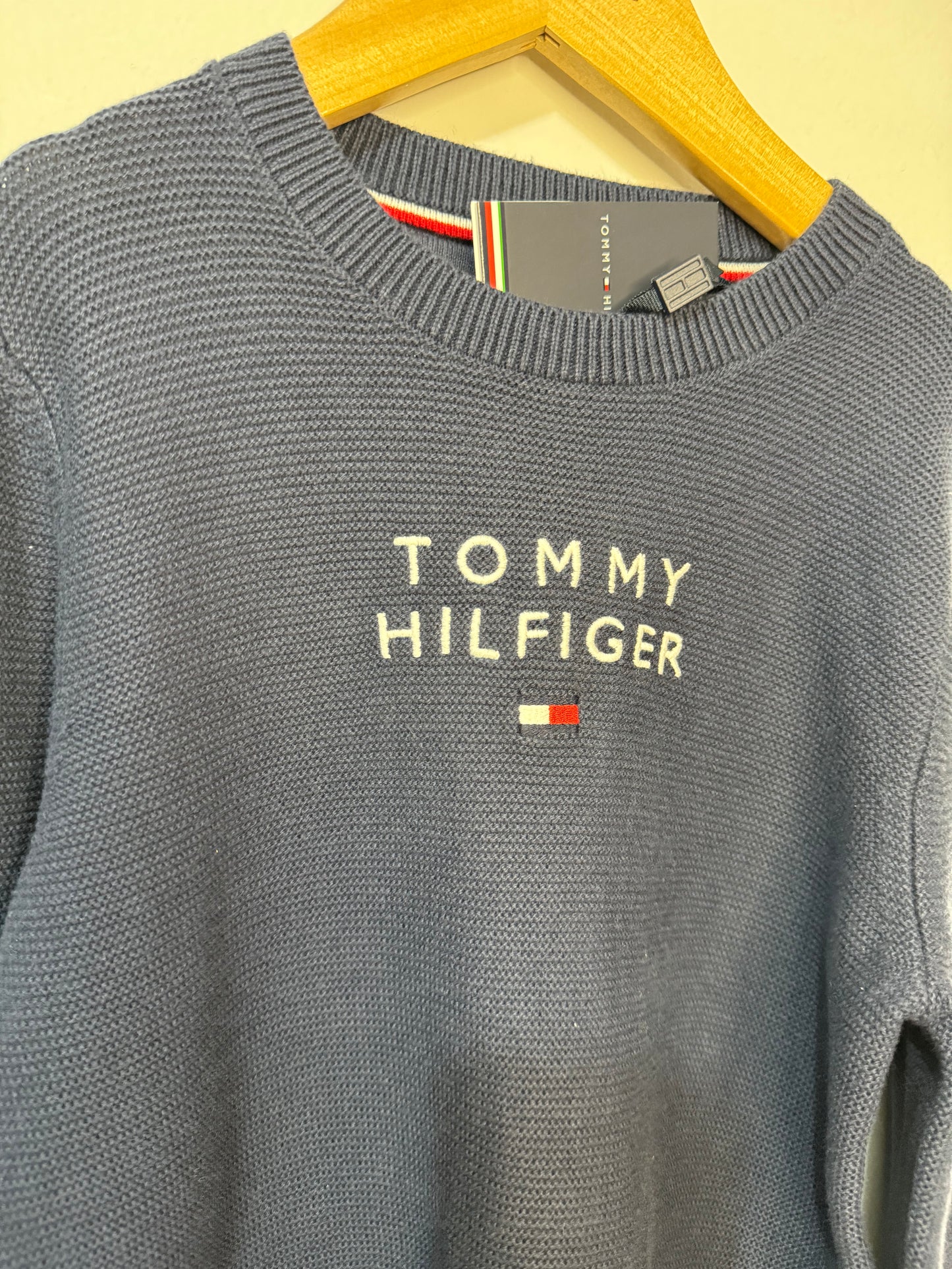 Tommy Hilfiger Navy Jumper 7-8y