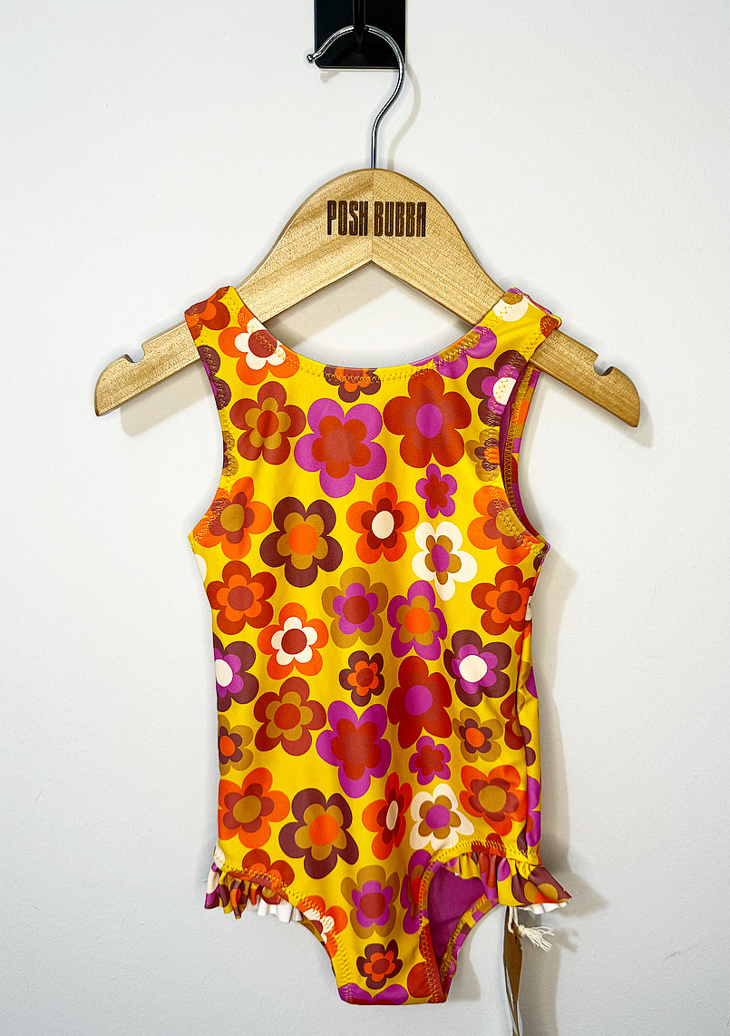 Next Floral Swimsuit 9-12m